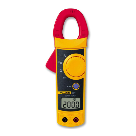 Fluke 321 Manual De Instrucciones