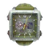 Citizen U200 Instrucciones Breves