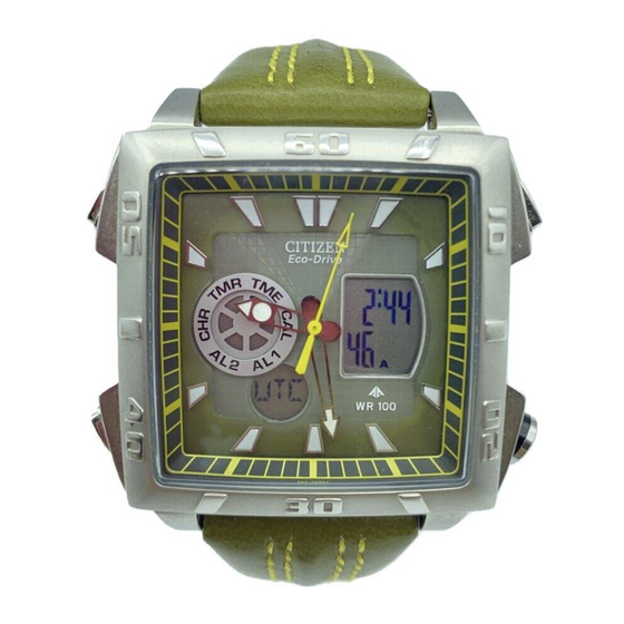 Citizen U200 Instrucciones Breves