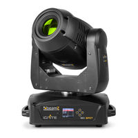 Beamz professional IGNITE180 Spot LED Manual De Instrucciones