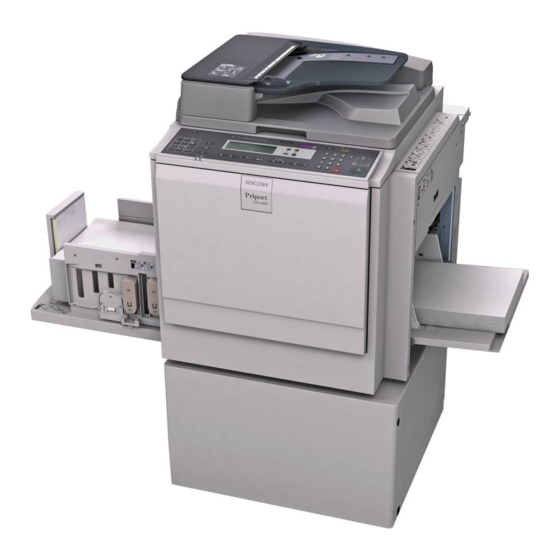 Ricoh DD 4450 Instrucciones De Uso