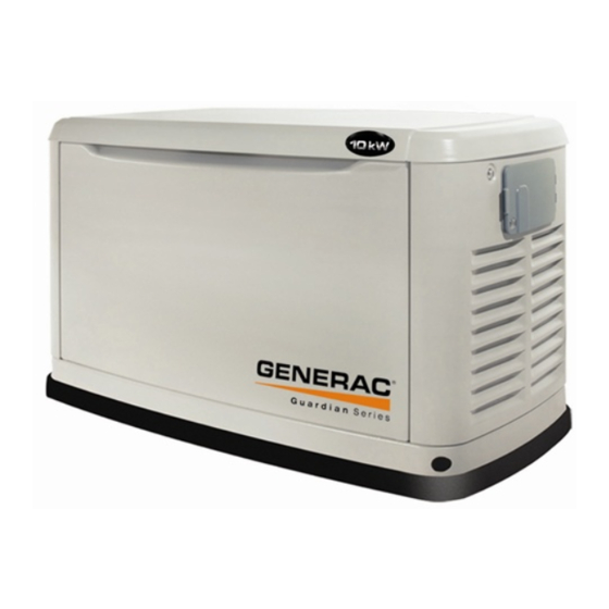 Generac 9 kW NG, 10 kW LP, V-twin GT-530 Engine Manuales