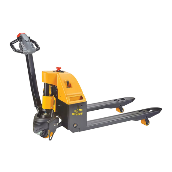 Uline BIG JOE H-4709 Manual Del Usuario