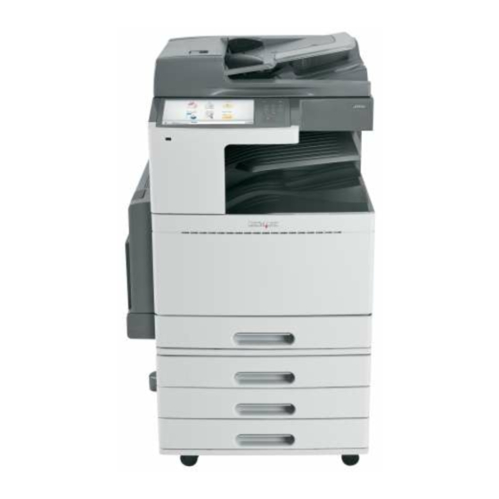 Lexmark X950 Serie Guia Del Usuario