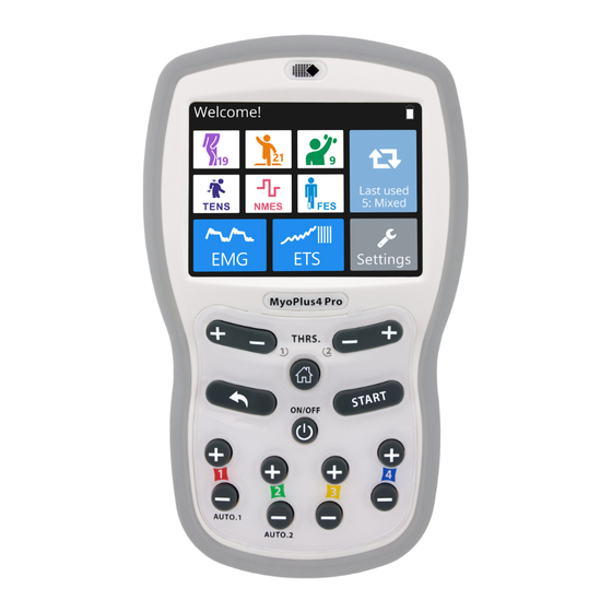 Verity Medical NeuroTrac MyoPlus 2 PRO Manual De Instrucciones