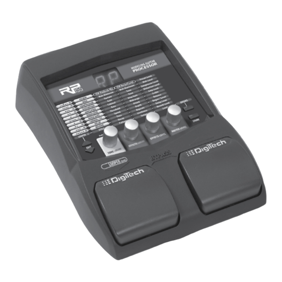 DigiTech RP155 Manuales