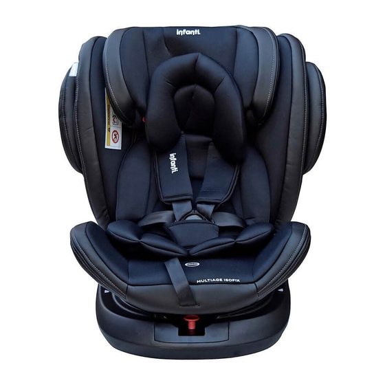 Infanti MULTIAGE ISOFIX Manual De Instrucciones