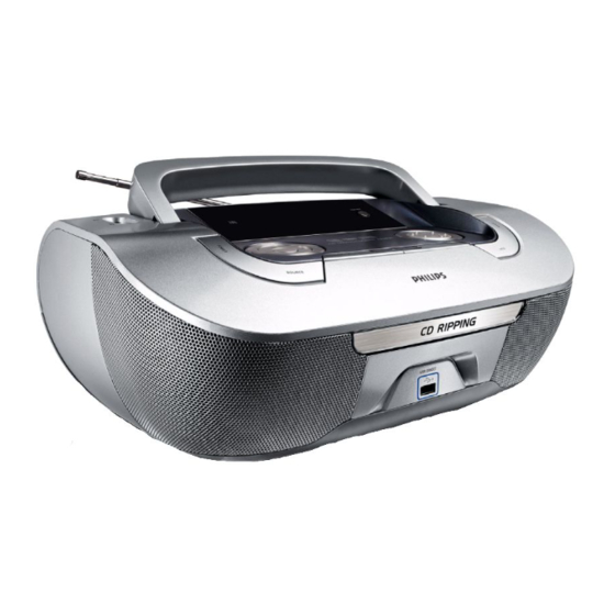 Philips AZ3830 Manual Del Usario