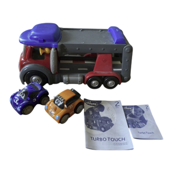 Chicco TURBO TOUCH Manual De Instrucciones