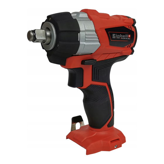 EINHELL TE-CW 18 Li BL-Solo Manual De Instrucciones Original