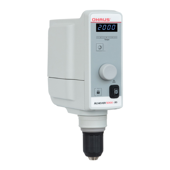 OHAUS ACHIEVER e-A51ST020 Guia Del Usuario