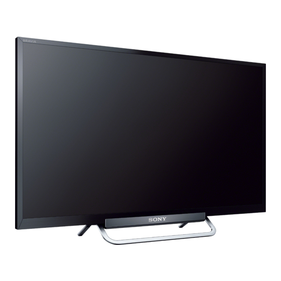 Sony BRAVIA KDL-50W68 A Serie Manuales