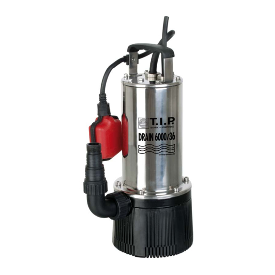 T.I.P. DRAIN 6000/36 Instrucciones Para El Manejo
