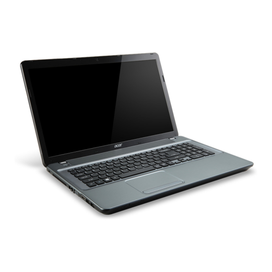 Acer Aspire E1-771G Manual De Usuario