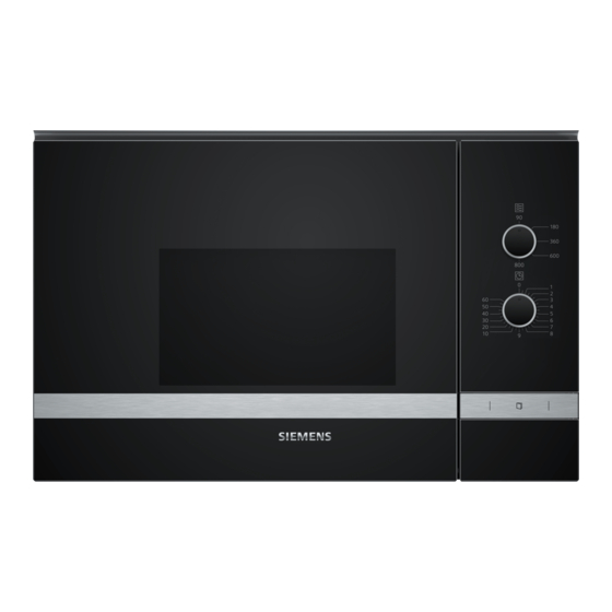 Siemens BF520LMR0 Manual De Usuario E Instrucciones De Montaje