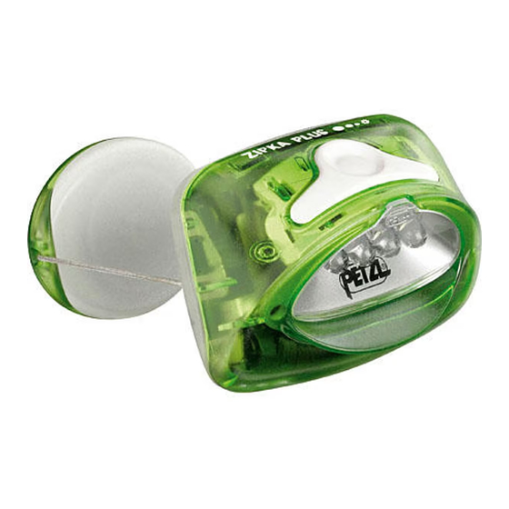 Petzl TIKKA PLUS Manual De Instrucciones