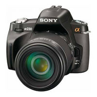 Sony DSLR-A230 Manual De Instrucciones
