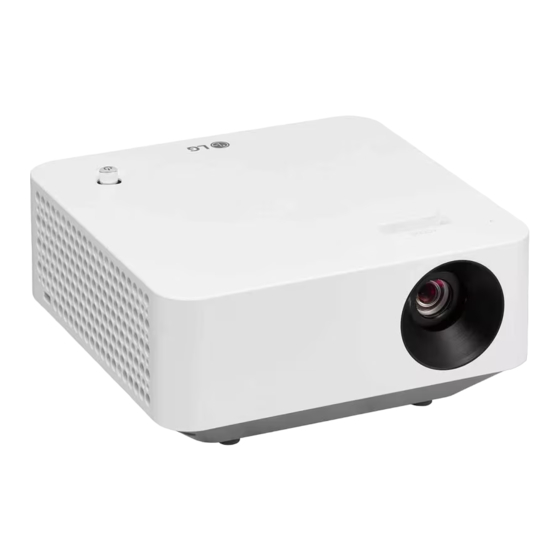 LG CineBeam PF510Q Manuales