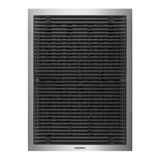 Gaggenau VR 414 Manual De Instrucciones
