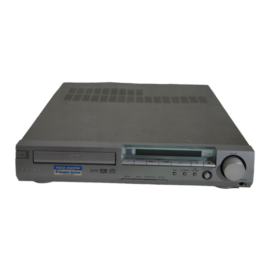 Sony DAV-S300 Manual De Instrucciones