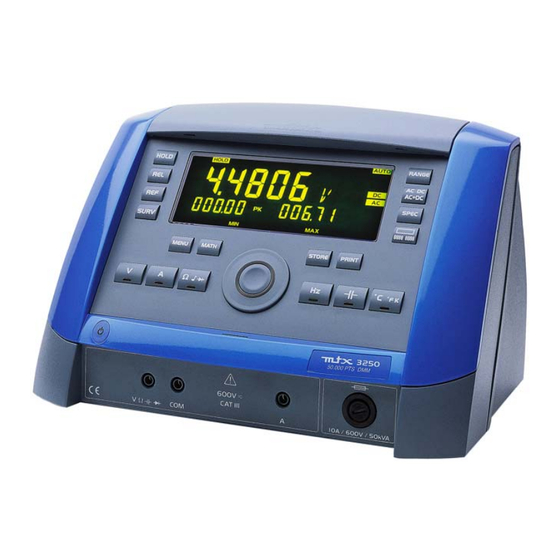 Metrix MTX3250 Manual De Instrucciones
