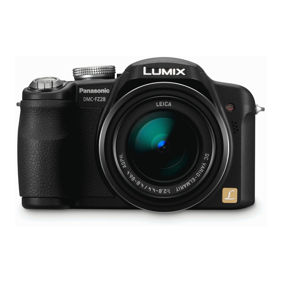 Panasonic Lumix DMC-FZ28 Instrucciones Básicas De Funcionamiento