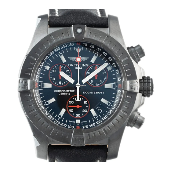 Breitling AVENGER SEAWOLF CHRONO Manual De Instrucciones