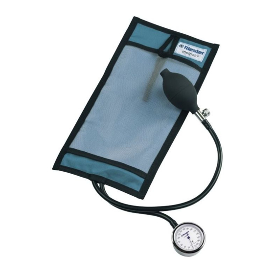 Riester metpak 5270 Instrucciones Para El Uso