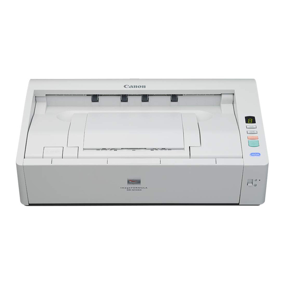 Canon imageFORMULA DR-M1060 Manual Del Usuario