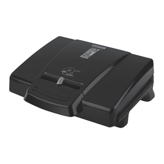 George Foreman GR120V Instructivo Antes De Usar El Producto
