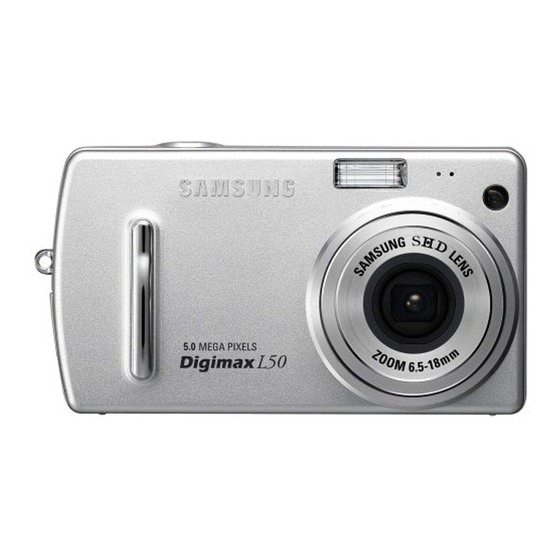 Samsung Digimax L50 Manuales