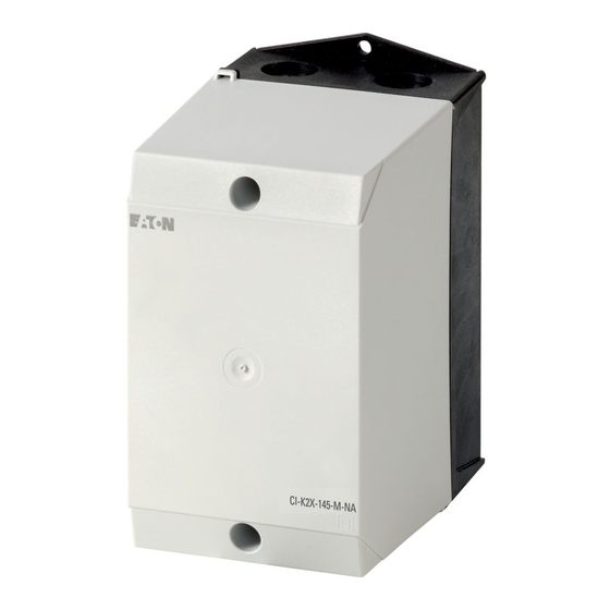 Eaton CI-K-NA Serie Instrucciones De Montaje