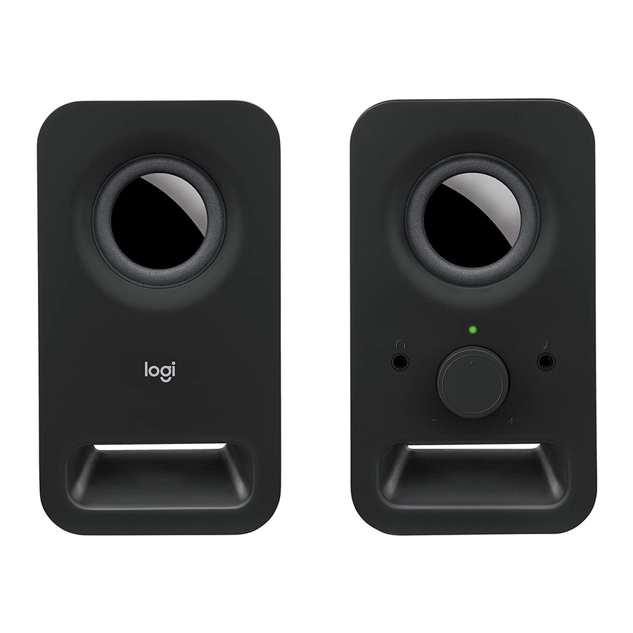 Logitech Z150 CLEAR STEREO SOUND Manuales