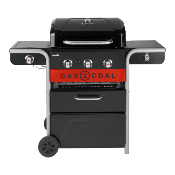 Char-Broil GAS2COAL 3 BURNER 468300217 Manuales