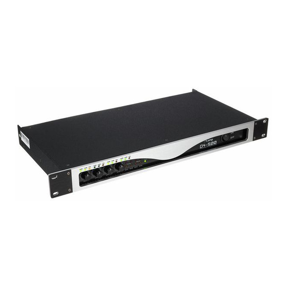 thomann the t.amp D4-500 Manual De Instrucciones
