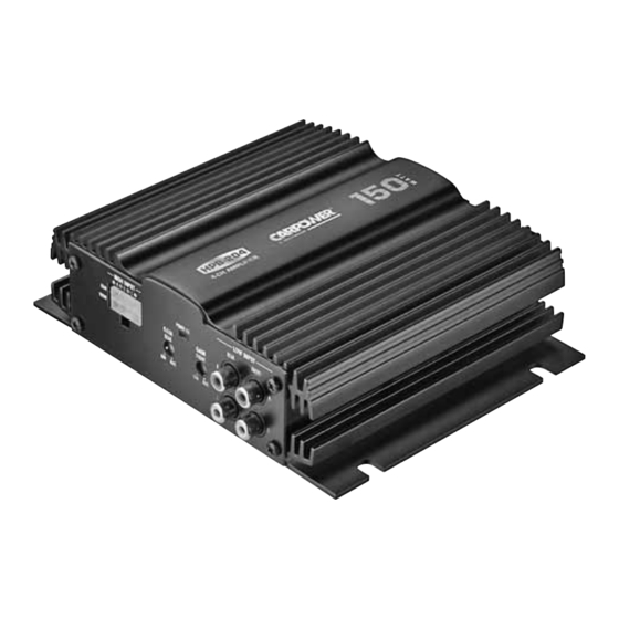 Monacor CARPOWER HPB-204 Manuales