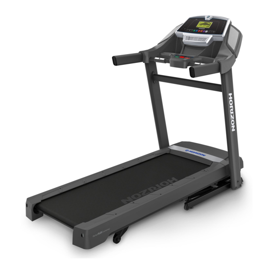 Horizon Fitness T202-03 Manuales