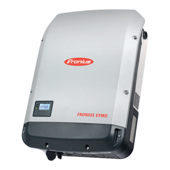 Fronius Symo 10.0-3 208-240 Manual De Instrucciones