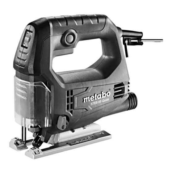Metabo STEB 65 Quick Manual Original