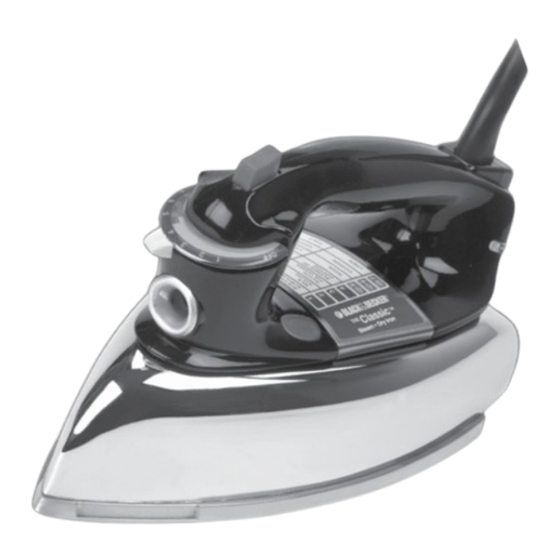 BLACK&DECKER Home THE CLASSIC F67E Manual De Instrucciones