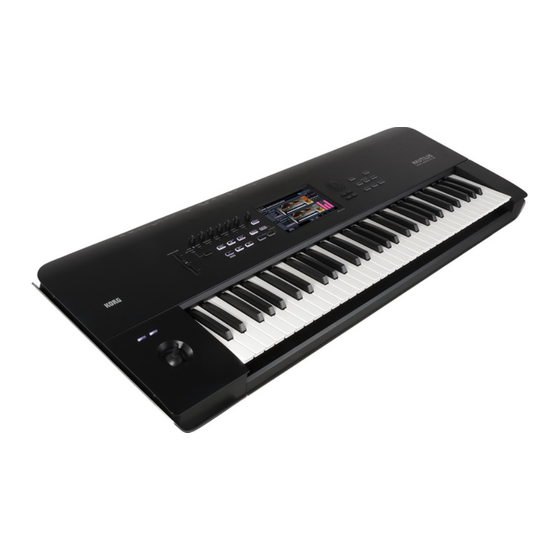 Korg NAUTILUS Serie Manual De Usuario
