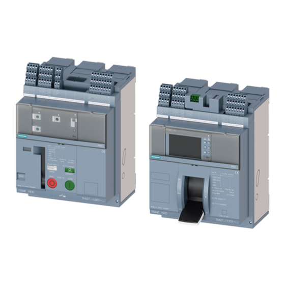 Siemens 3VA27 0 Serie Instructivo