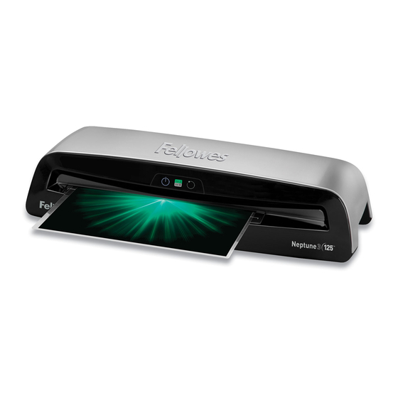 Fellowes Neptune 3 125 Manual Del Usaurio