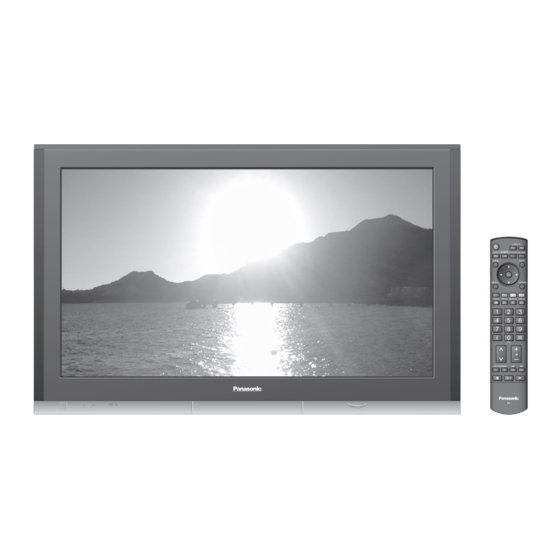 Panasonic VIERA TH-42PX700E Manuales