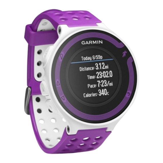 Garmin Forerunner 220 Manual Del Usuario