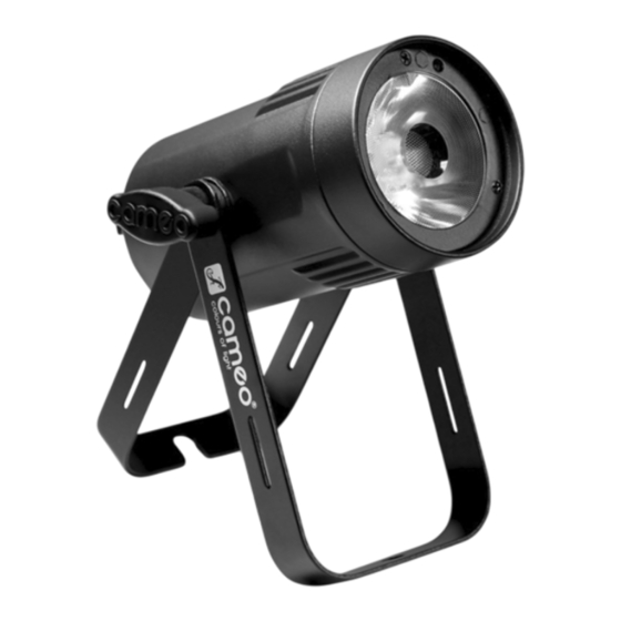 Cameo Q SPOT 15W Manual De Usuario