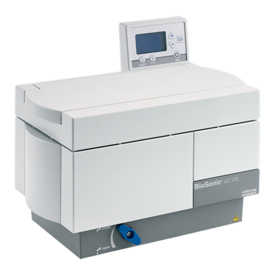 Coltene BioSonic UC125 Manual De Usuario