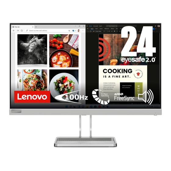 Lenovo L24i-40 Guia Del Usuario