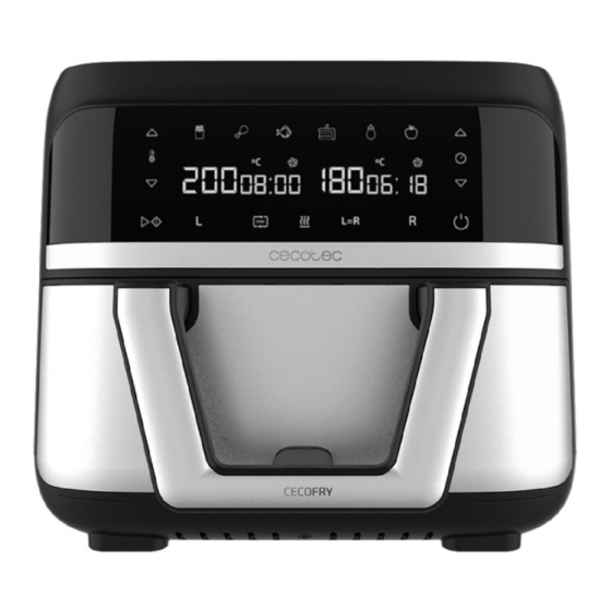 cecotec CECOFRY DUAL 9000 Manual De Instrucciones