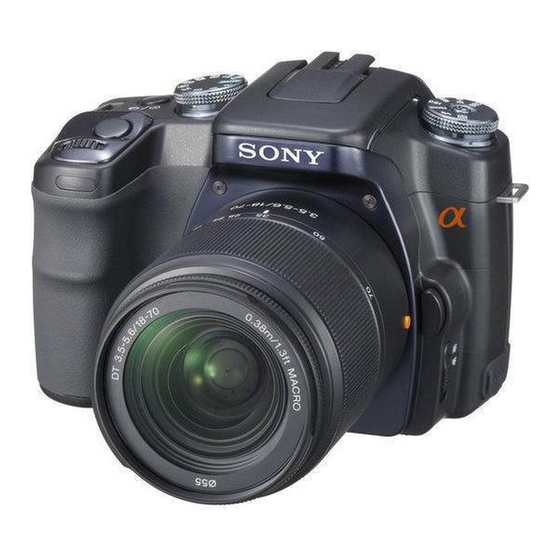 Sony DSLR-A100 Guia Del Usuario